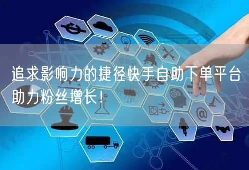追求影响力的捷径快手自助下单平台助力粉丝增长！