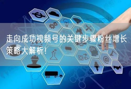 走向成功视频号的关键步骤粉丝增长策略大解析！